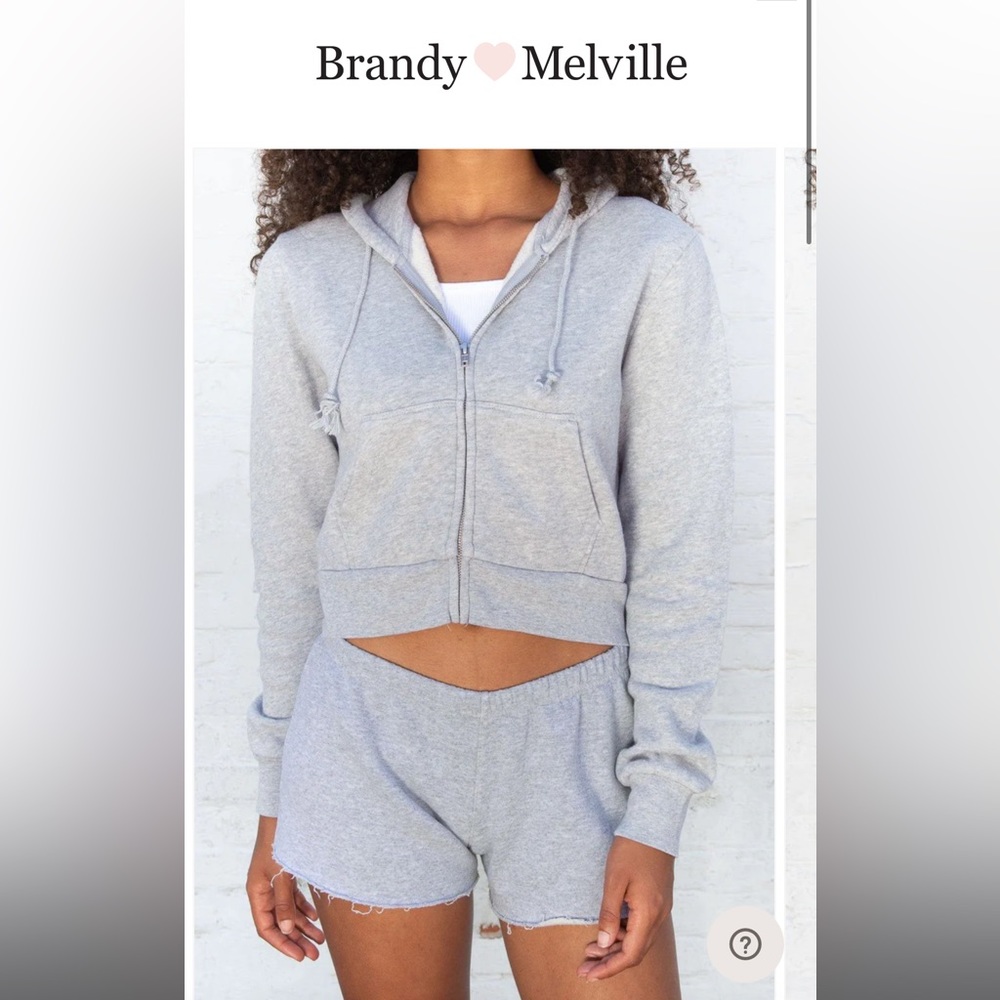 Brandy Melville Crystal Hoodie